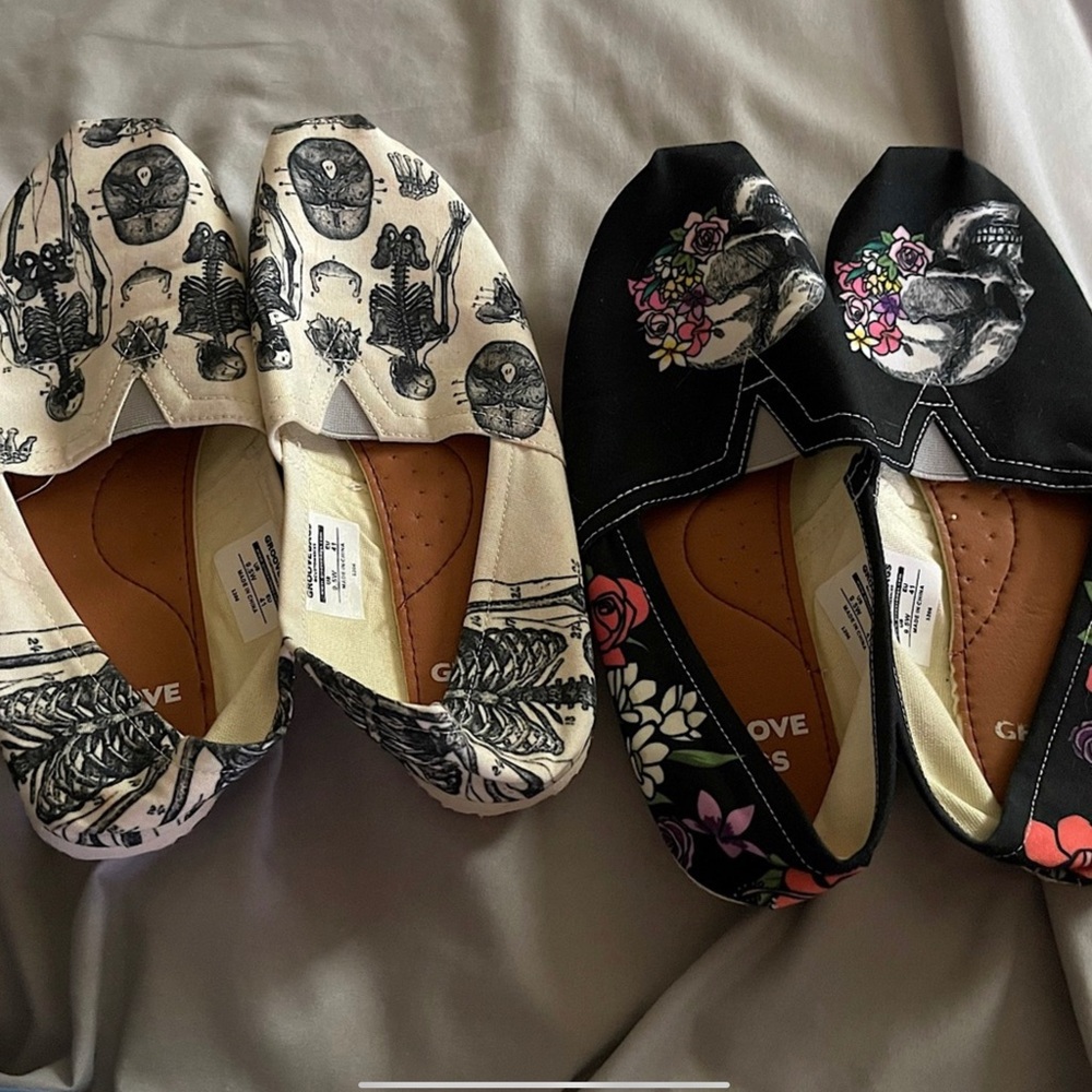 Groove Bag Flats X2 Pair